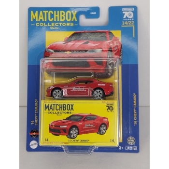 Matchbox 1:64 MB Collectors - Chevrolet Camaro 2016 red